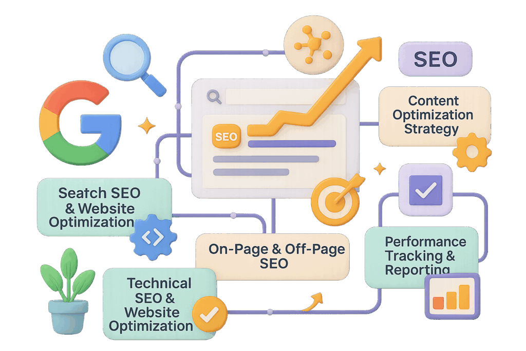 Visibility with seo and geo